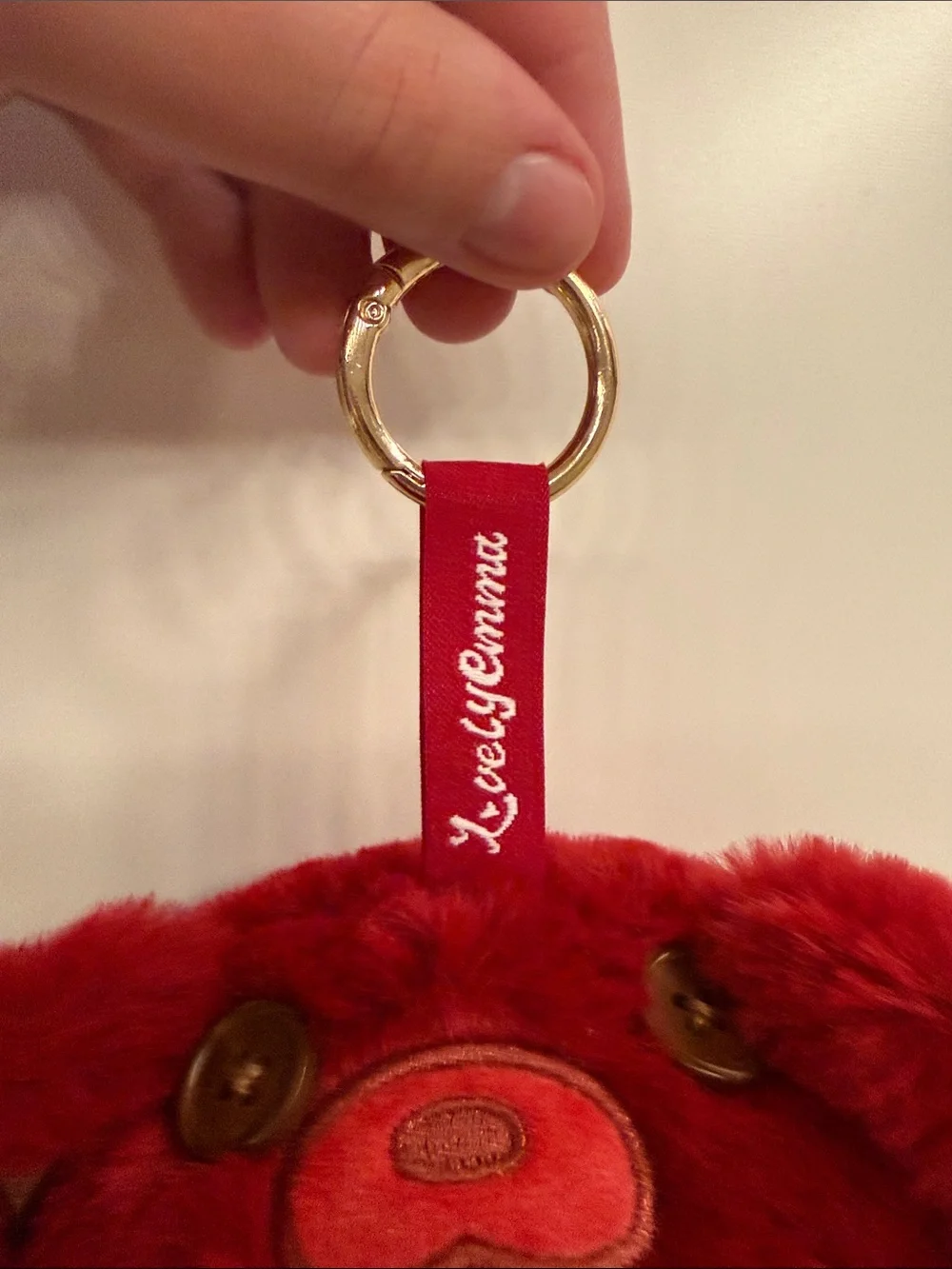 Lovely Emma Plush keychain